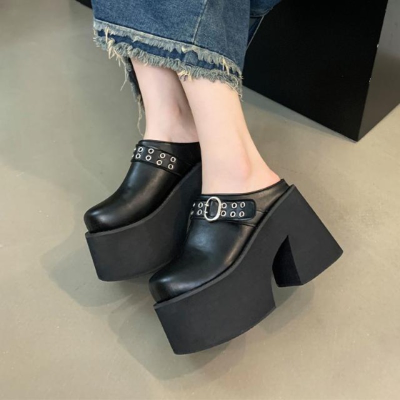 Ethnic Modern Fashion - 11cm PU Leather Flats Women Fashion