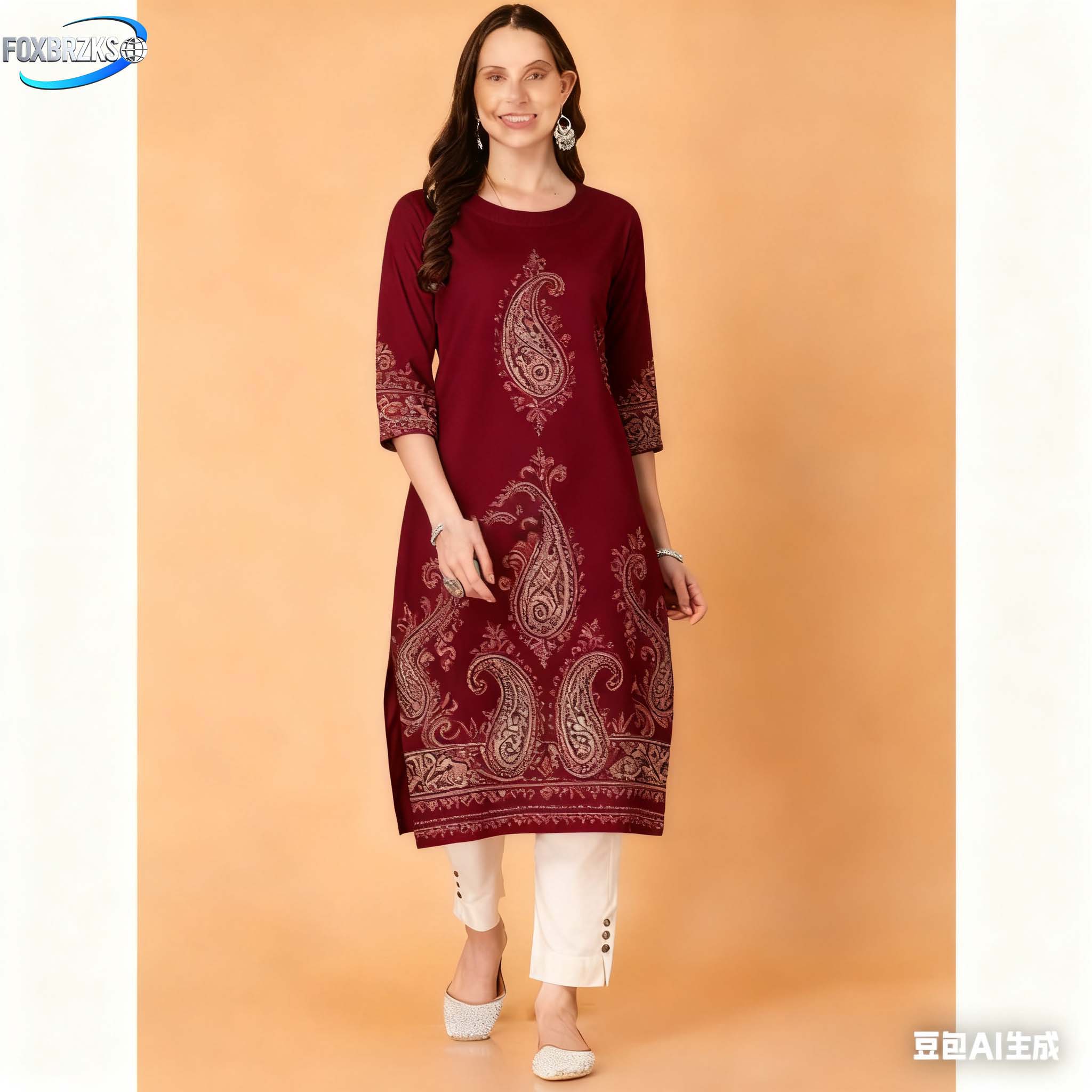 Ethnic Fashion Kurtis - National style Kurt Women's Fashion Comfortable