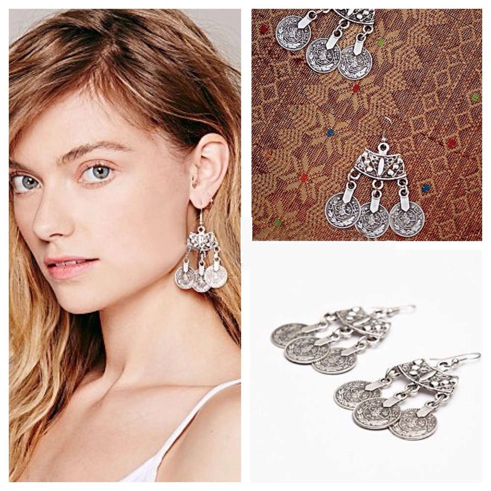 Vintage Silver Color Coin Tass - Ethnic Fashion Pakistan recension och pris