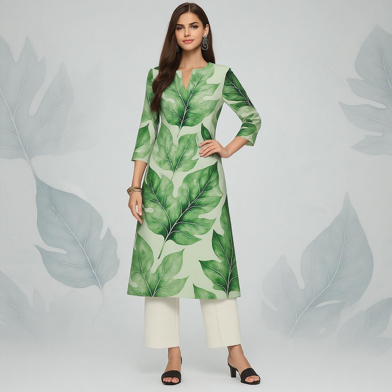 Muslim Women's Kurt Casual Fas - Ethnic Fashion Kurtis recension och pris