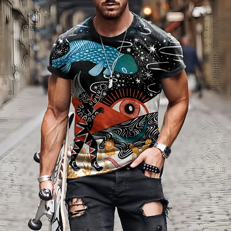 Vintage Ethnic Style Pattern T - Men'S Ethnic Fashion Trends recension och pris