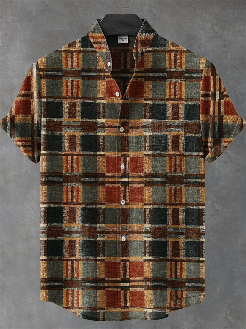 Men's Short Sleeve Shirt Vinta - Men'S Ethnic Fashion Trends recension och pris