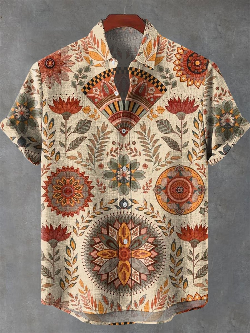Men's Short Sleeve Shirt Vinta - Men'S Ethnic Fashion Trends recension och pris