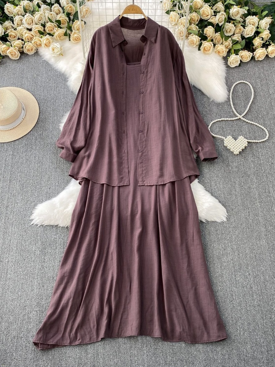 Muslim Women Shirt Dress Two P - Abaya Modest Wear recension och pris