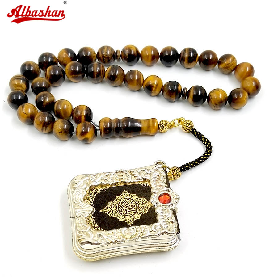 Tasbih Natural tiger eye stone - Ethnic Fashion Book recension och pris