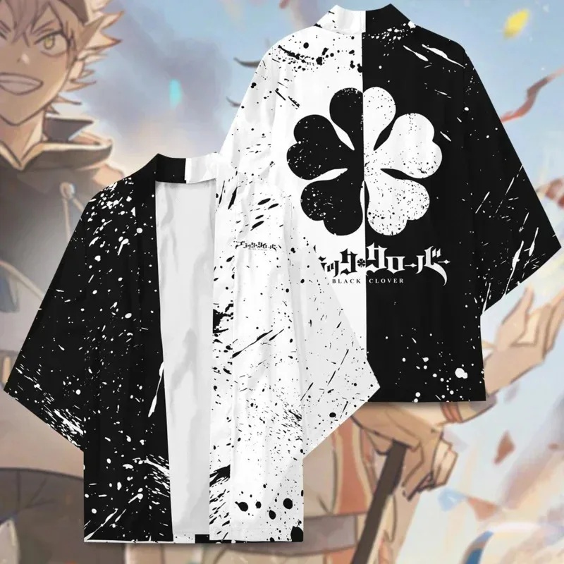 Premium Outfit Anime Black Clo - Haori Japanese Jacket recension och pris