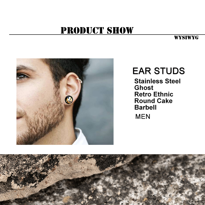 Earrings Retro Ethnic Round Ca - Men'S Ethnic Fashion Trends recension och pris