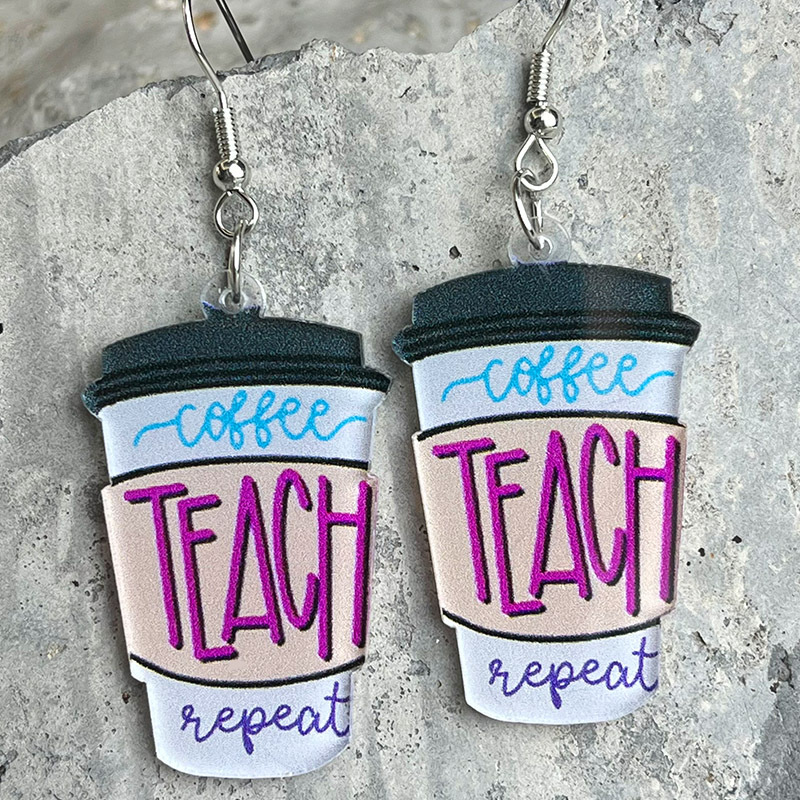 Teachers' Day Earrings Student - Ethnic Fashion Book recension och pris