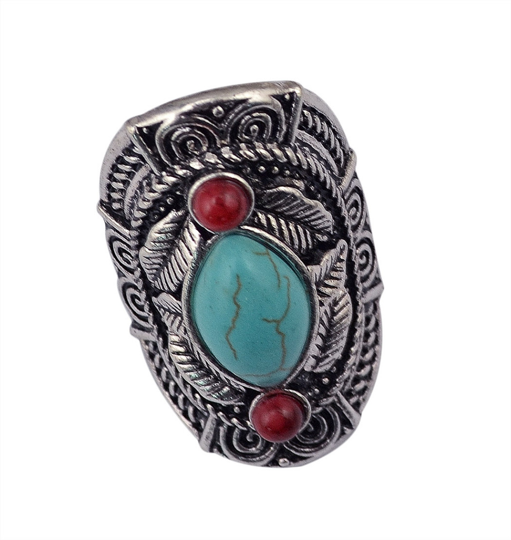 Boho Ethnic Tibet Turquoise Ri - Ethnic Fashion Pakistan recension och pris