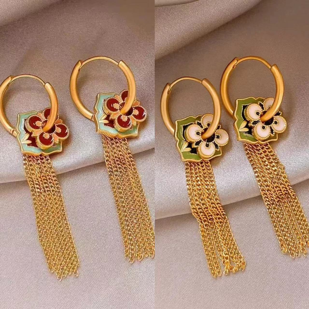 New Chinese Fashion Flower Sha - Ethnic Fashion Way recension och pris