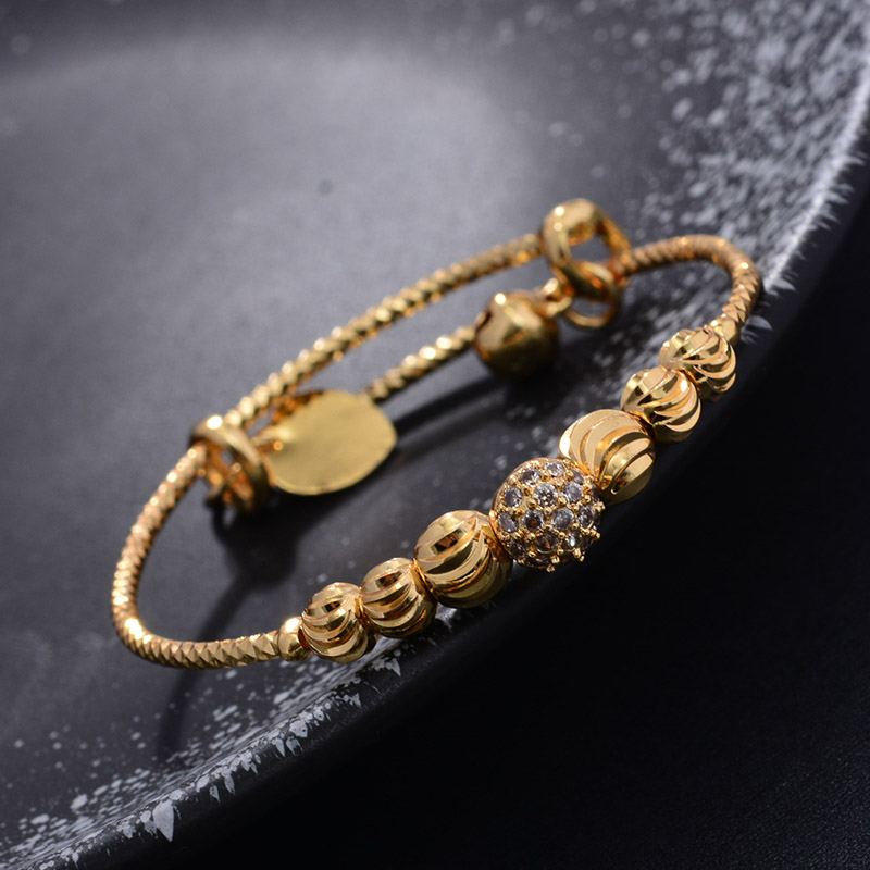 24K 4pcs Ethnic Bead Gold Colo - Ethnic Fashion Dubai recension och pris