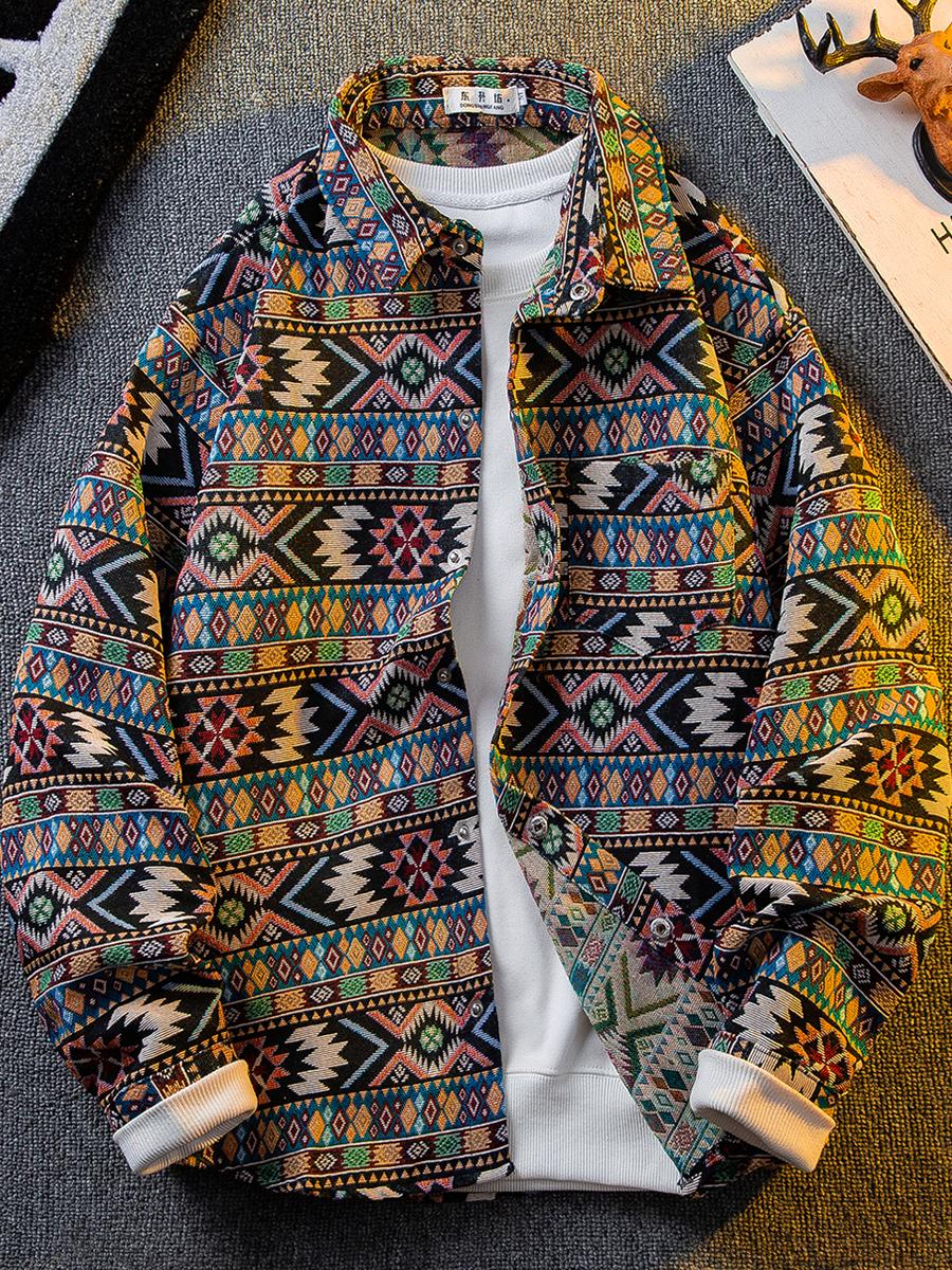 Men Japanese Ethnic Tribal Wov - Haori Japanese Jacket recension och pris