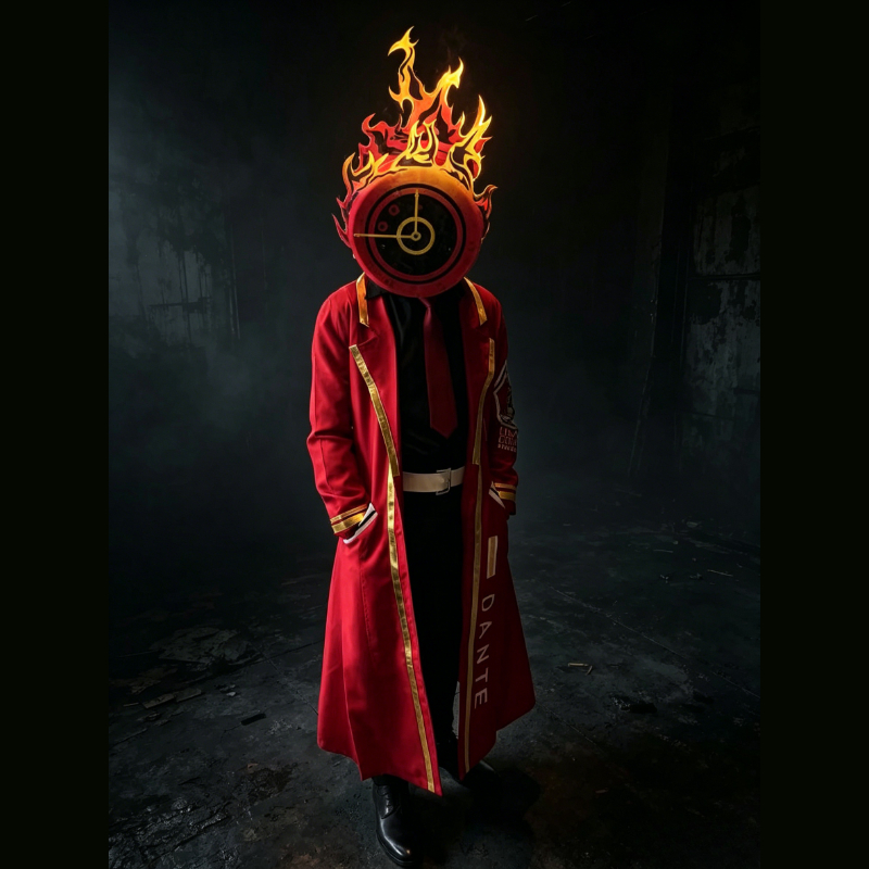DMC 5 Dante Cosplay Costume Ad - Haori Japanese Jacket recension och pris