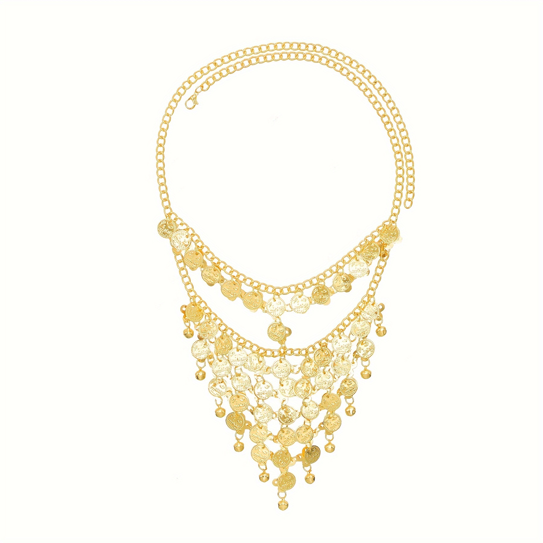 Gold Color Coins Long Chains T - Ethnic Fashion Co In recension och pris