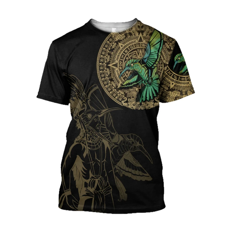 Retro Ethnic Aztec Mexico T-sh - Men'S Ethnic Fashion Trends recension och pris