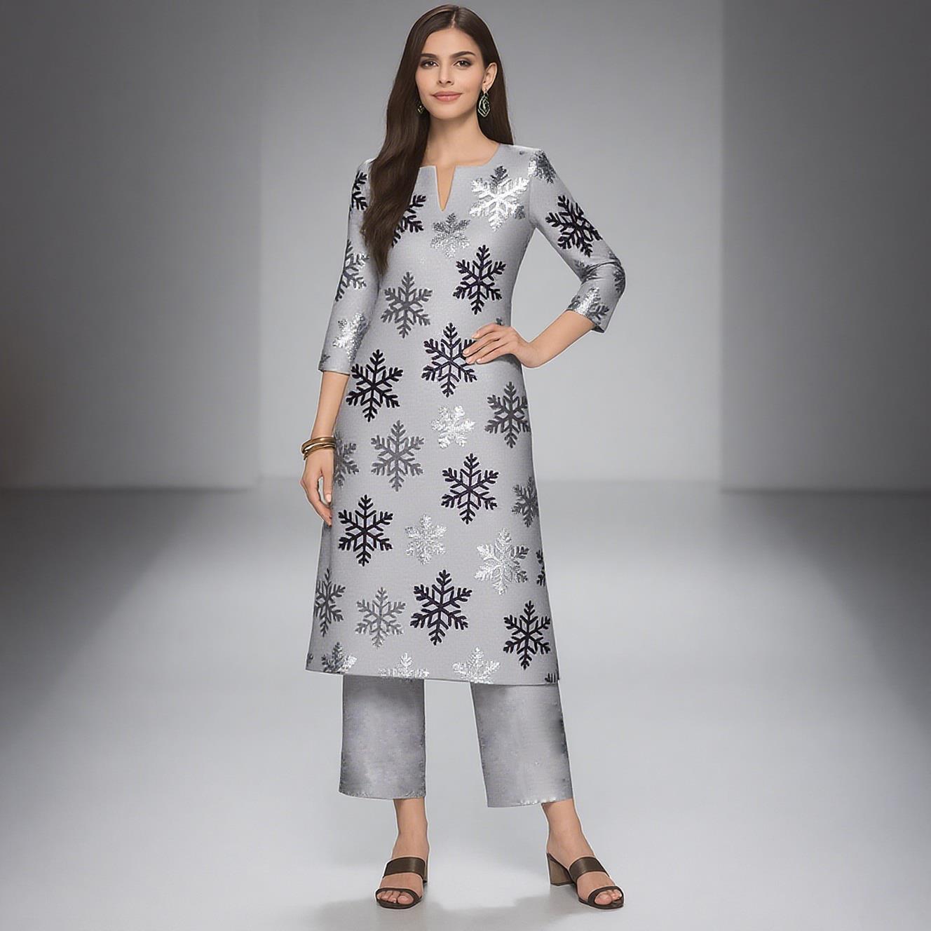 Muslim Kurt Women's Casual Fas - Ethnic Fashion Kurtis recension och pris