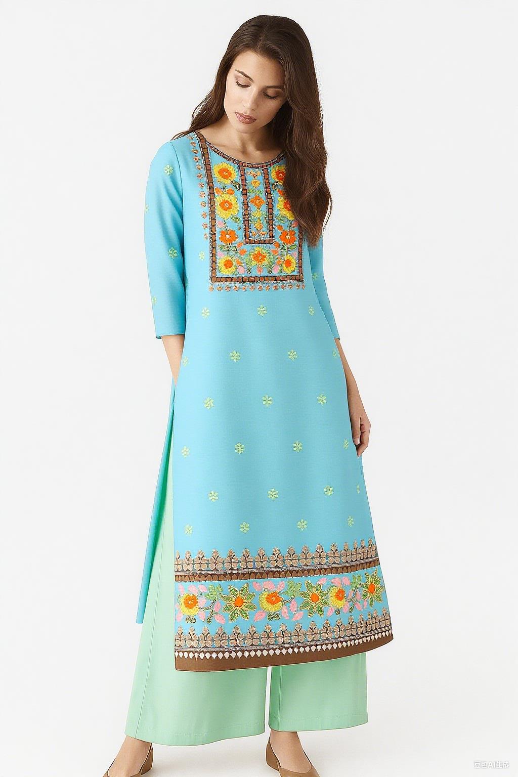 Muslim Kurt Women's Fashion Et - Ethnic Fashion Kurtis recension och pris