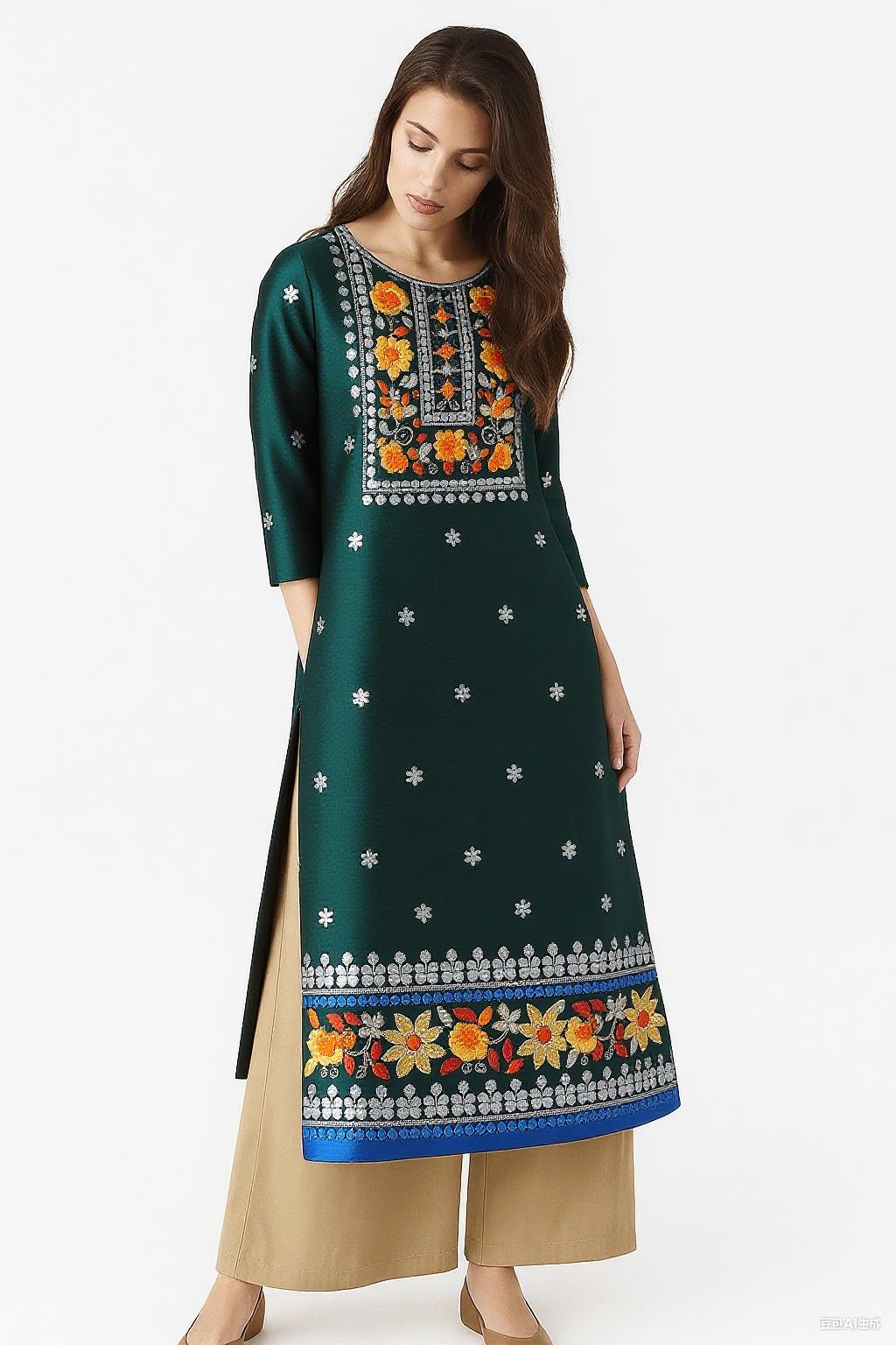 Muslim Kurt Women's Fashion Et - Ethnic Fashion Kurtis recension och pris