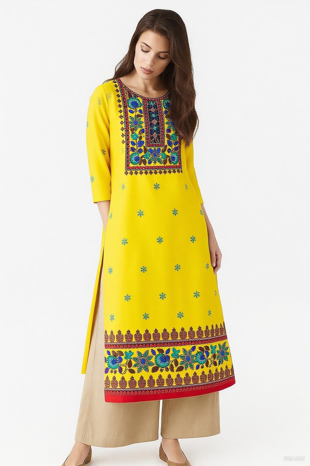 Muslim Kurt Women's Fashion Et - Ethnic Fashion Kurtis recension och pris