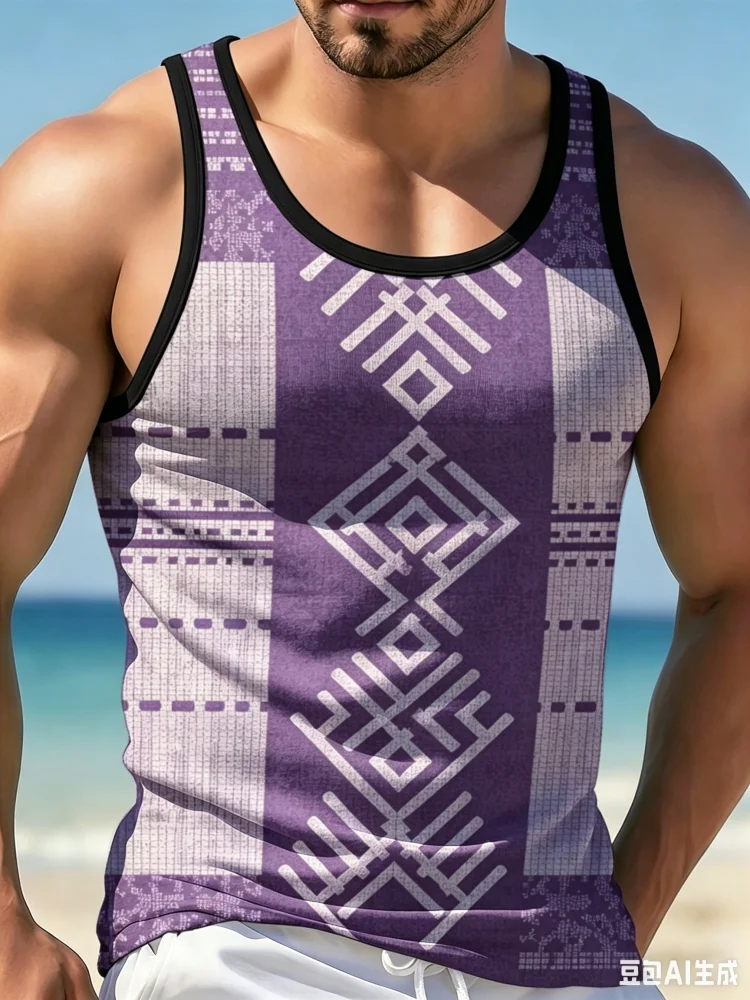 Vintage Ethnic Geometric Triba - Men'S Ethnic Fashion Trends recension och pris