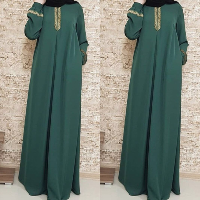 Muslim Ethnic Style Print Abay - Ethnic Fashion Dubai recension och pris