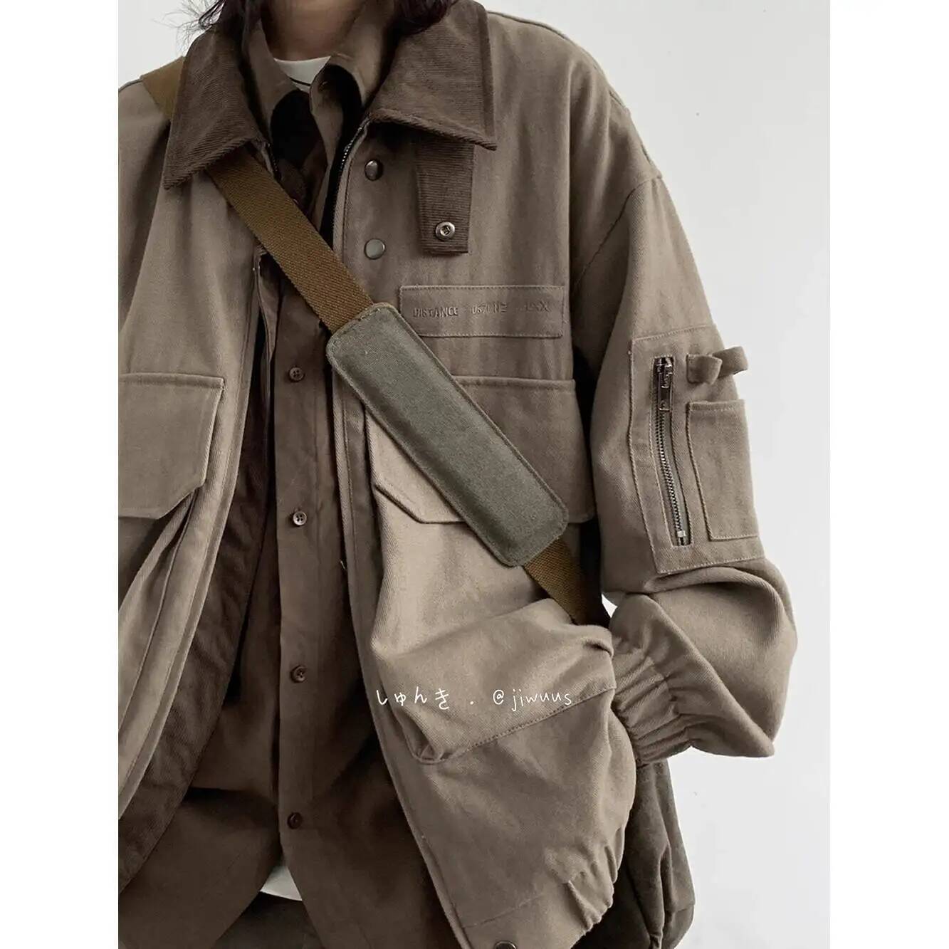 Man Jacket Spring Autumn Loose - Haori Japanese Jacket recension och pris