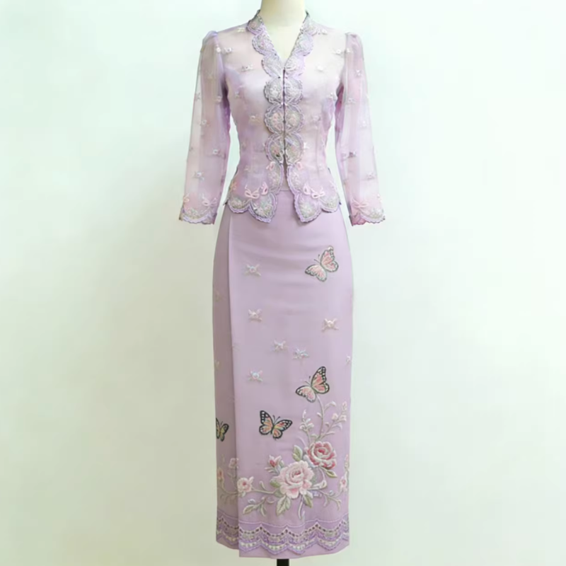 Little Nyonya Clothing Butterf - Batik Sarong Wrap recension och pris