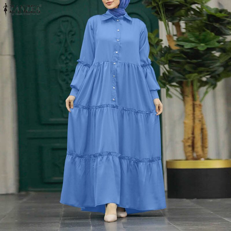 ZANZEA Muslim Hijabis Modest L - Abaya Modest Wear recension och pris