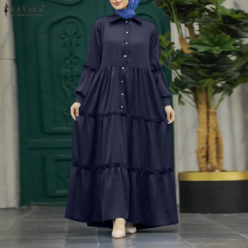 ZANZEA Muslim Hijabis Modest L - Abaya Modest Wear recension och pris