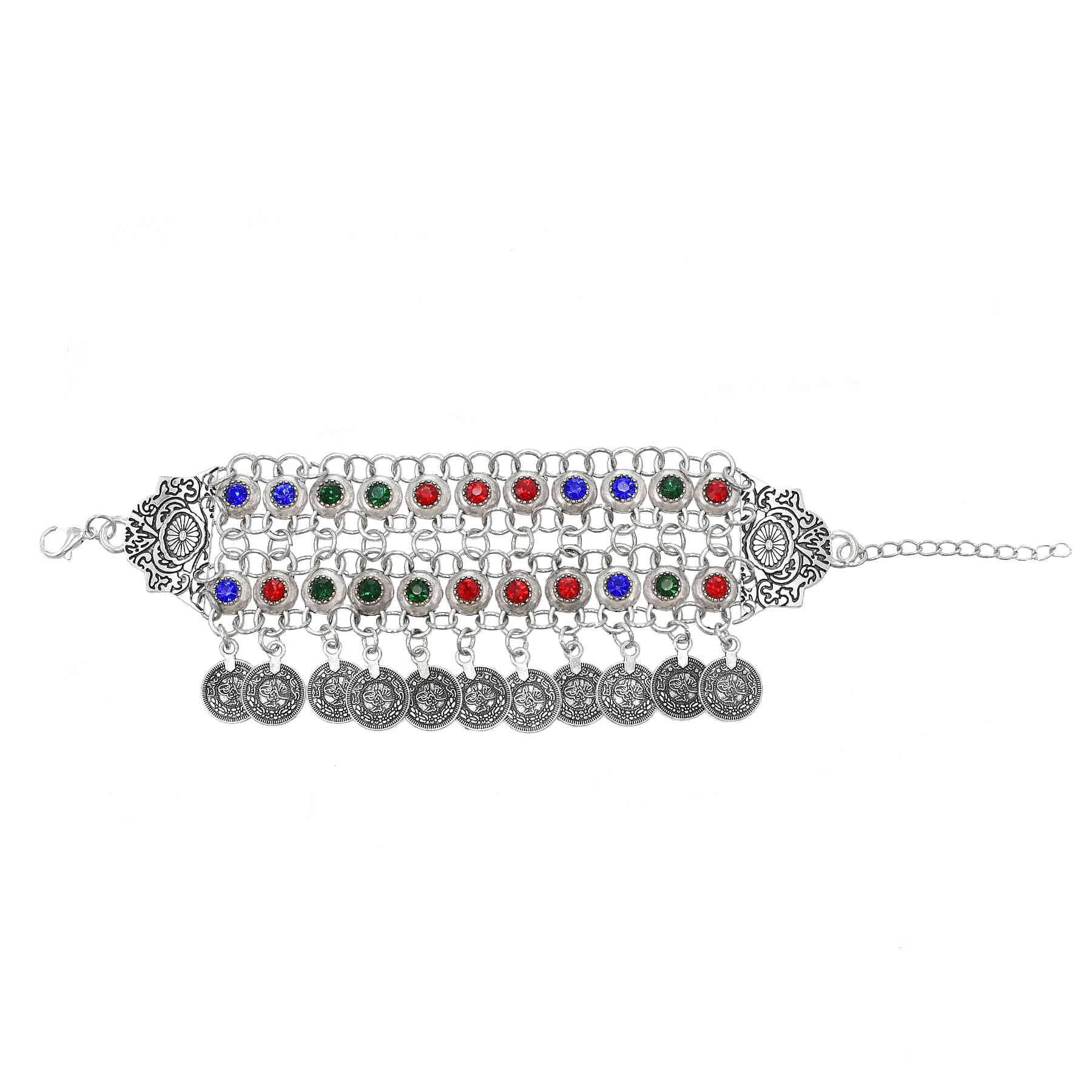 3 Style Colorful Crystal Coin  - Ethnic Fashion Pakistan recension och pris