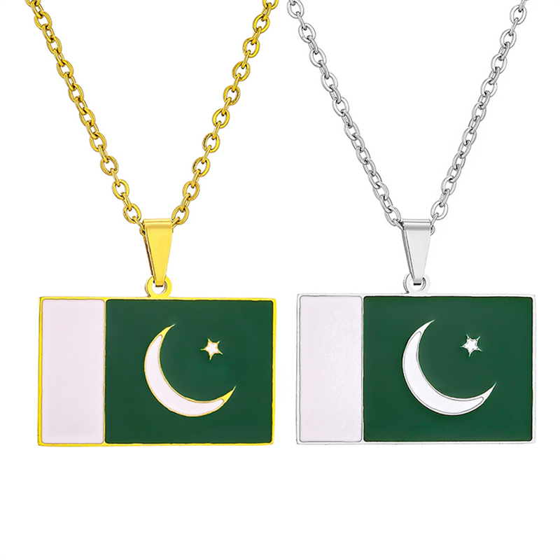 Pakistan National Flag Pendant - Ethnic Fashion Pakistan recension och pris