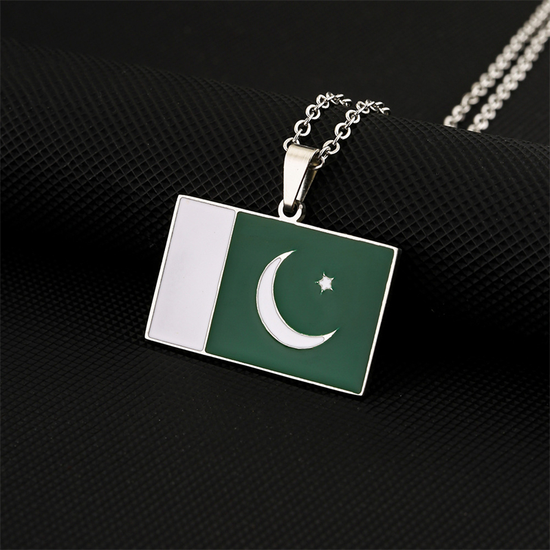 Pakistan National Flag Pendant - Ethnic Fashion Pakistan recension och pris