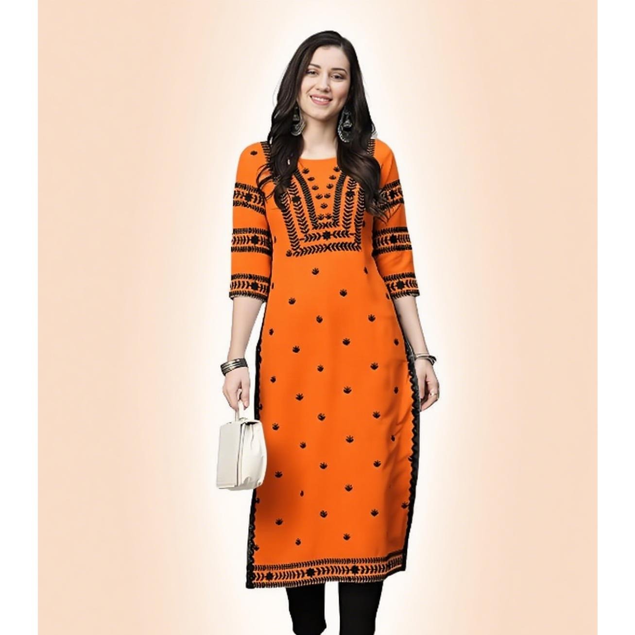 Muslim Kurt Flowers Women's Fa - Ethnic Fashion Kurtis recension och pris