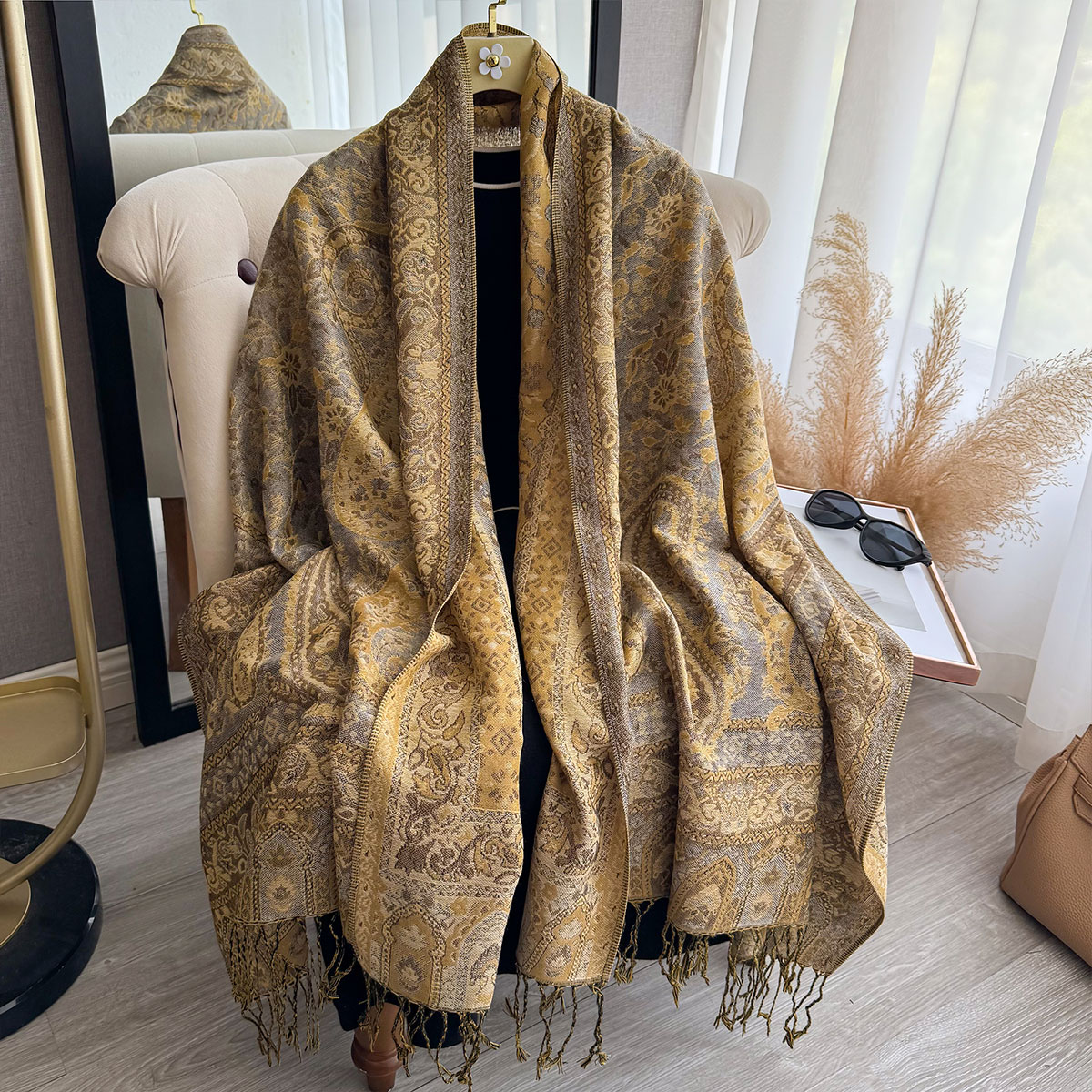 2025 Tassel Blanket Design Eth - New Ethnic Fashion recension och pris