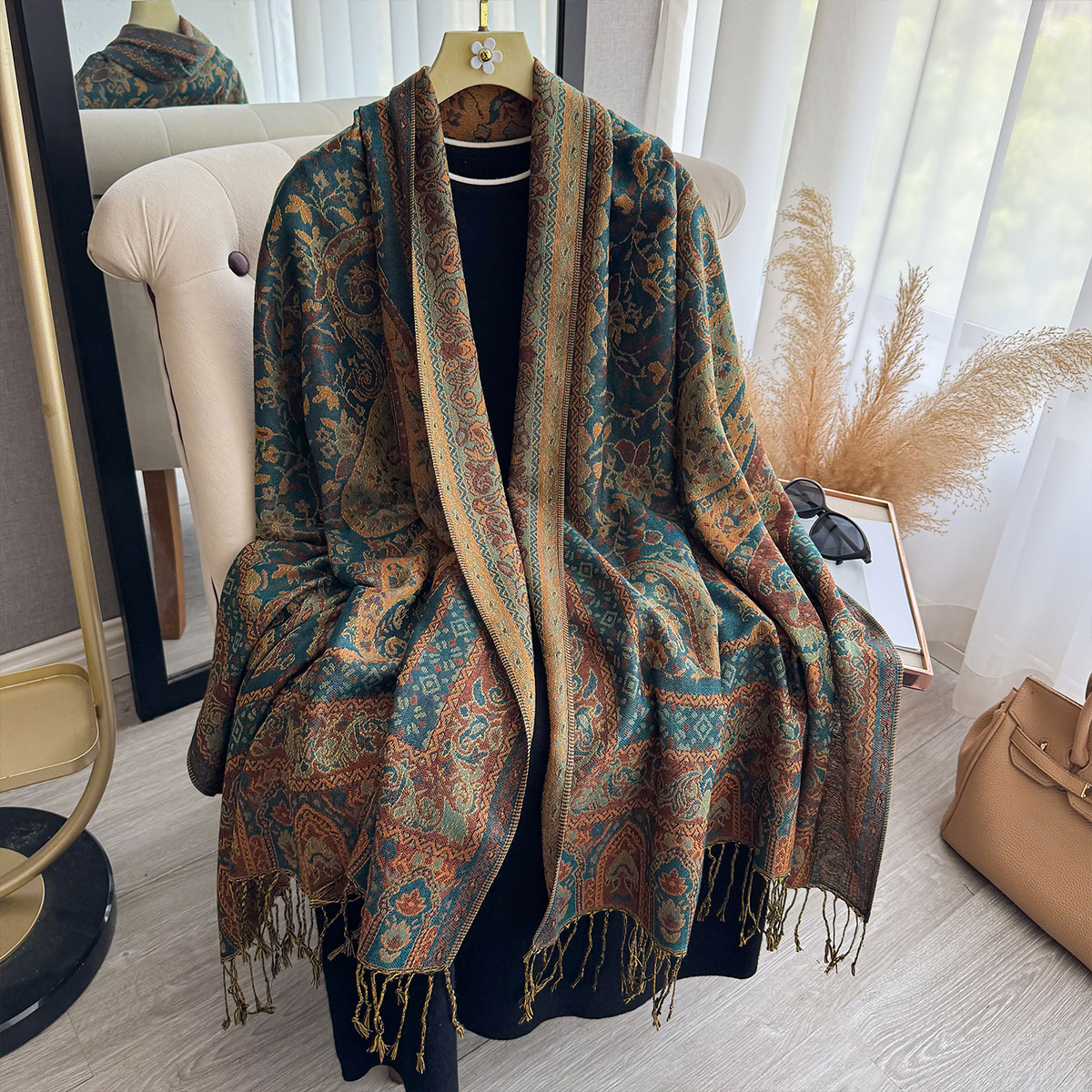 2025 Tassel Blanket Design Eth - New Ethnic Fashion recension och pris