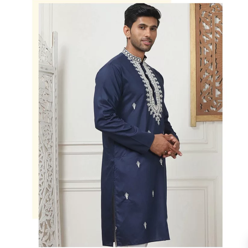 Indian ethnic style traditiona - Kurta Men Cotton recension och pris