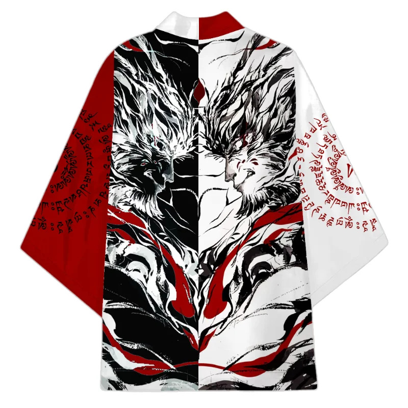 Black Myth WuKong Cosplay Kimo - Haori Japanese Jacket recension och pris