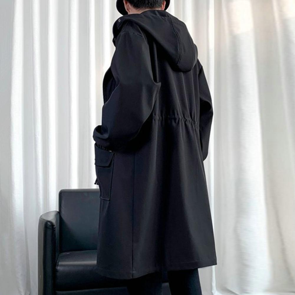 Long Trench Coat Jacket Men Au - Haori Japanese Jacket recension och pris