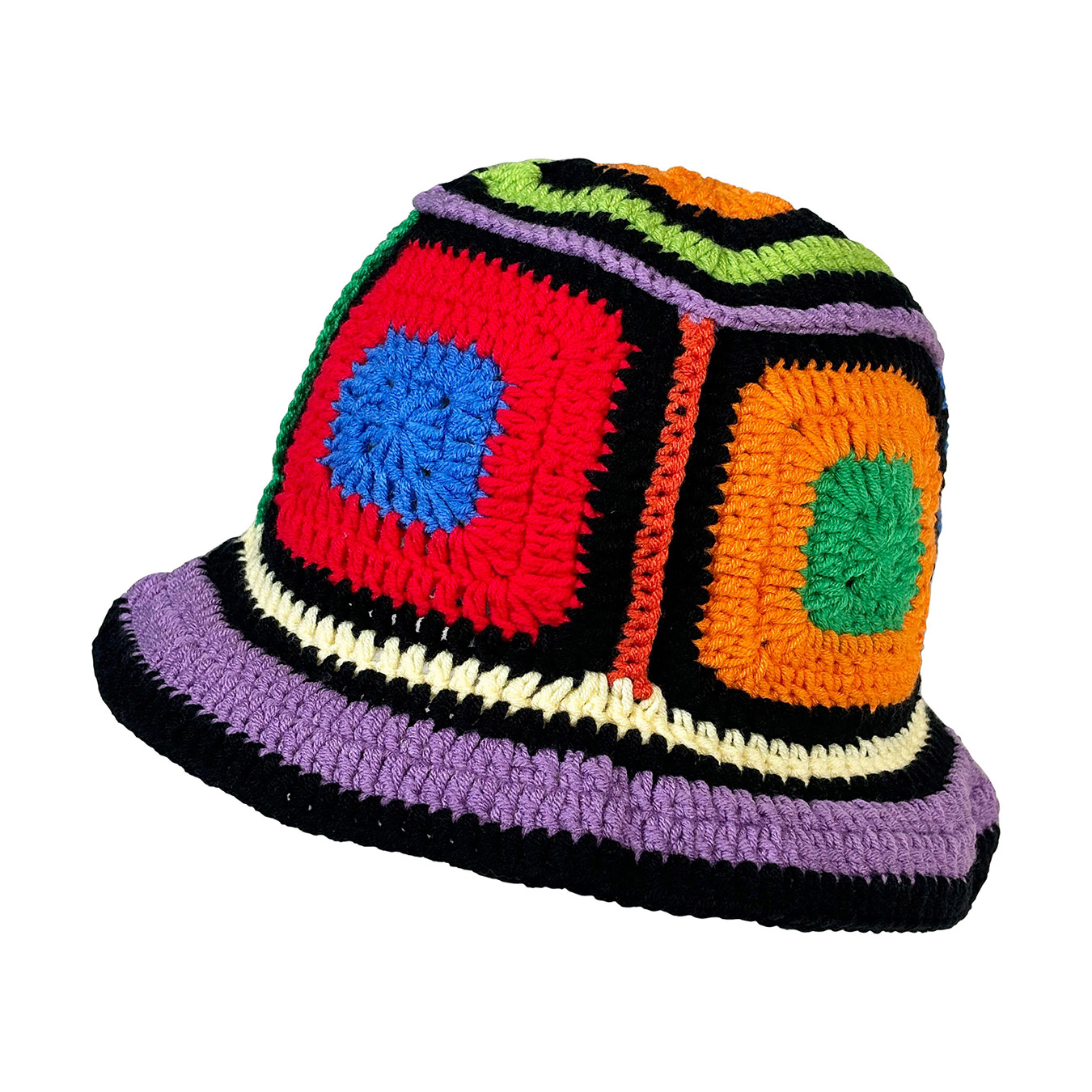 Purple-Edged Zuma Hat, Hand-Kn - Go Ethnic Fashion recension och pris