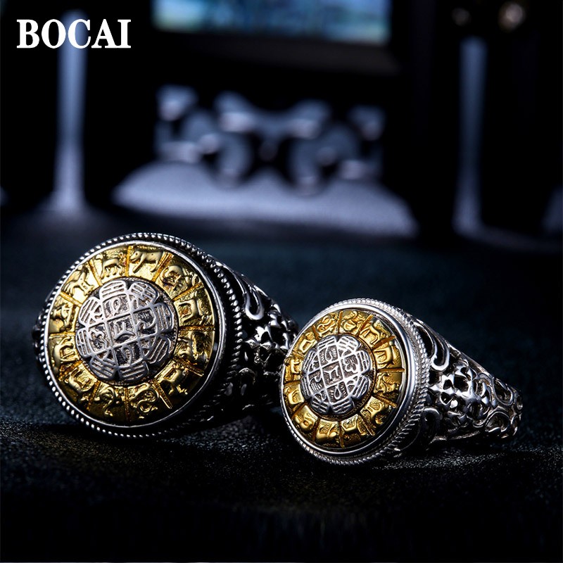 BOCAI New S925 Silver Exaggera - Men'S Ethnic Fashion Trends recension och pris