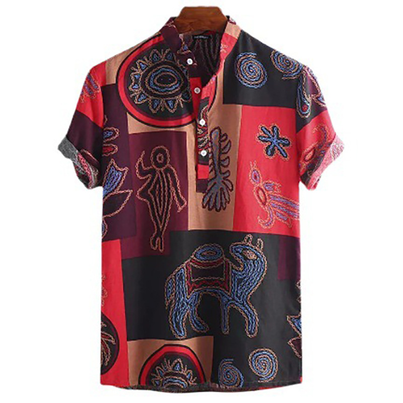 2025 summer new European and A - Men'S Ethnic Fashion Trends recension och pris