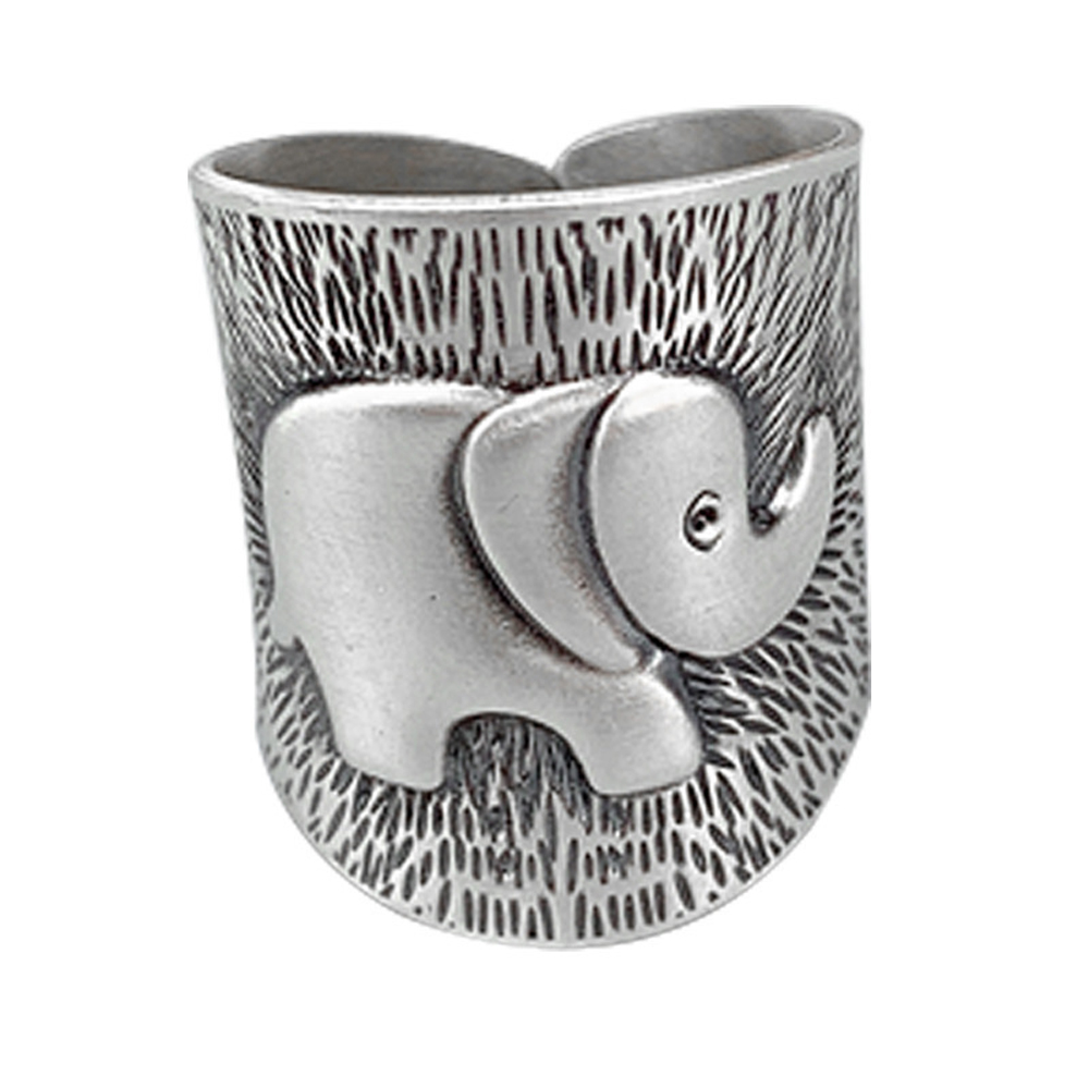 Punk Vintage Silvery Elephant  - Ethnic Fashion Pakistan recension och pris
