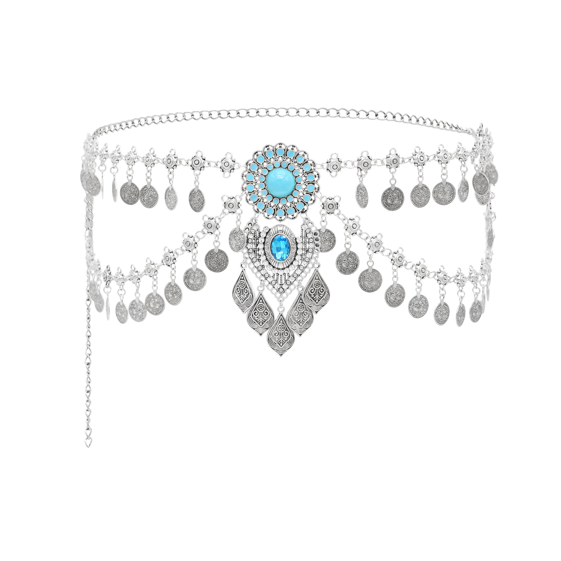 New Bohemian Coin Tassels Faux - Ethnic Modern Fashion recension och pris