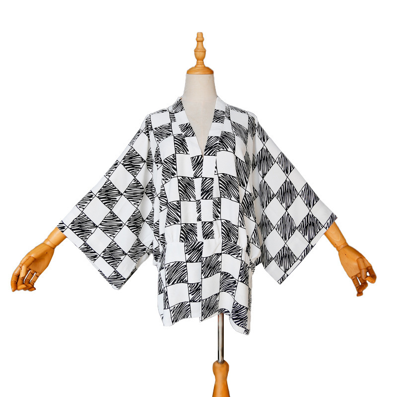 Summer Feather Woven Jacket Me - Haori Japanese Jacket recension och pris