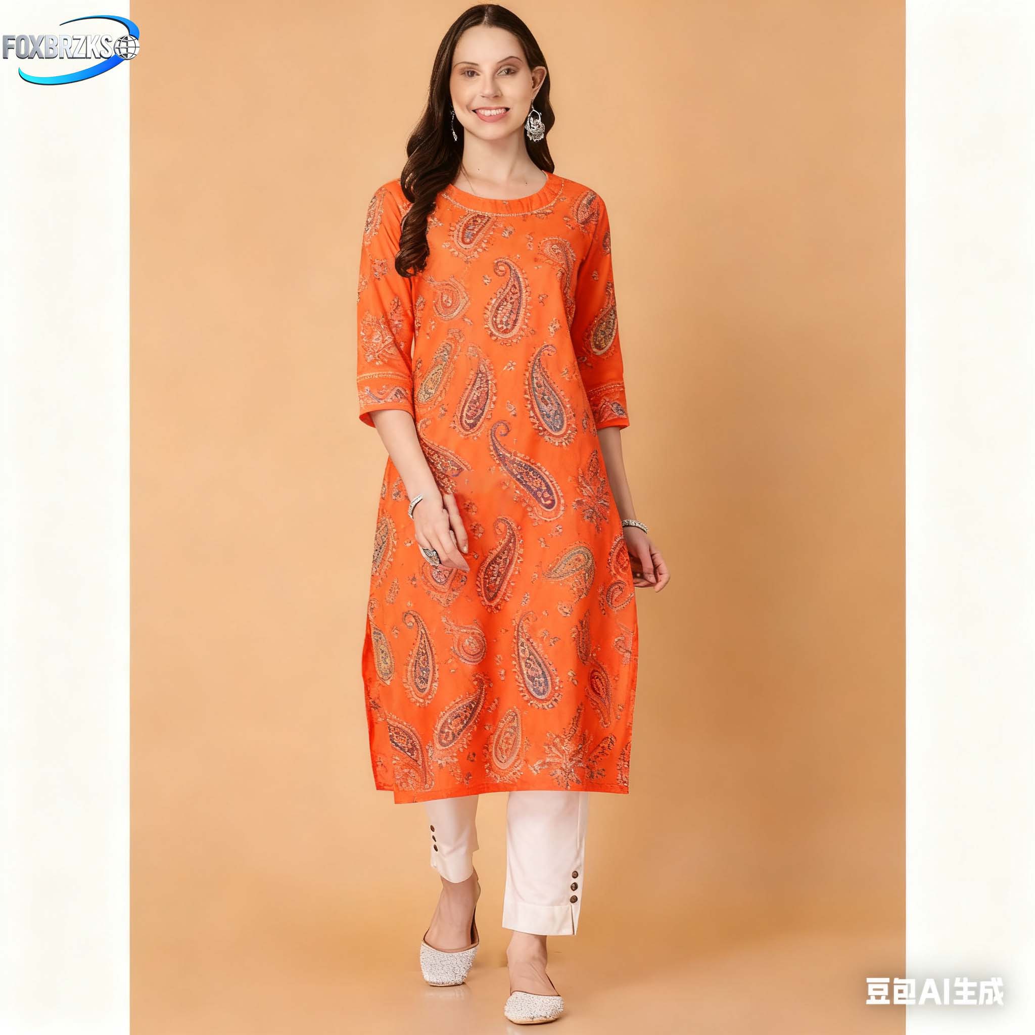 National style Kurt Women's Fa - Ethnic Fashion Kurtis recension och pris
