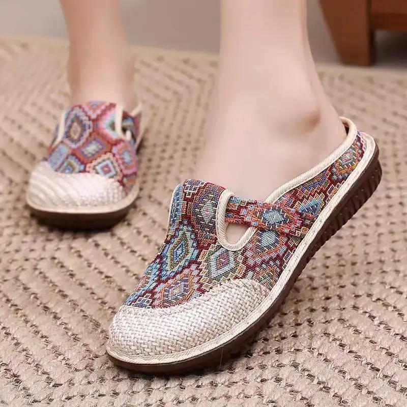 Womens Ethnic Style Slippers F - Ethnic Fashion Walk recension och pris