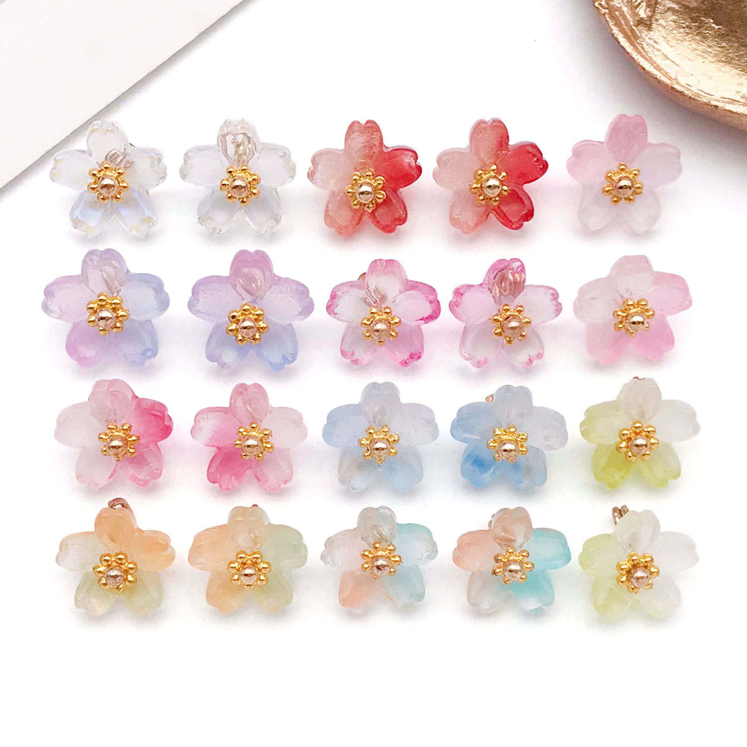 10/20pcs Vibrant Glass Cherry  - Ethnic Modern Fashion recension och pris