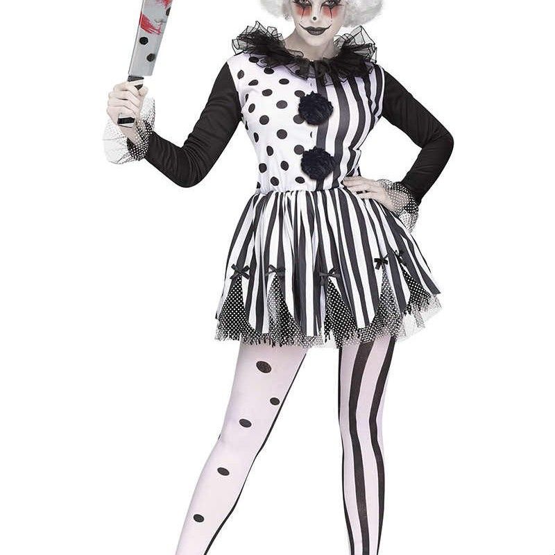 New Black And White Clown Dres - New Ethnic Fashion recension och pris