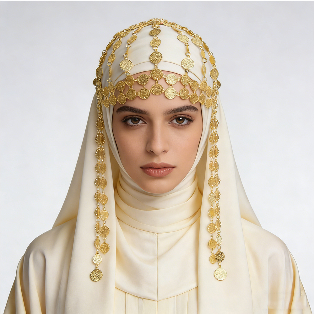 Gold Plated Alloy Coin Beauty  - Ethnic Fashion Pakistan recension och pris