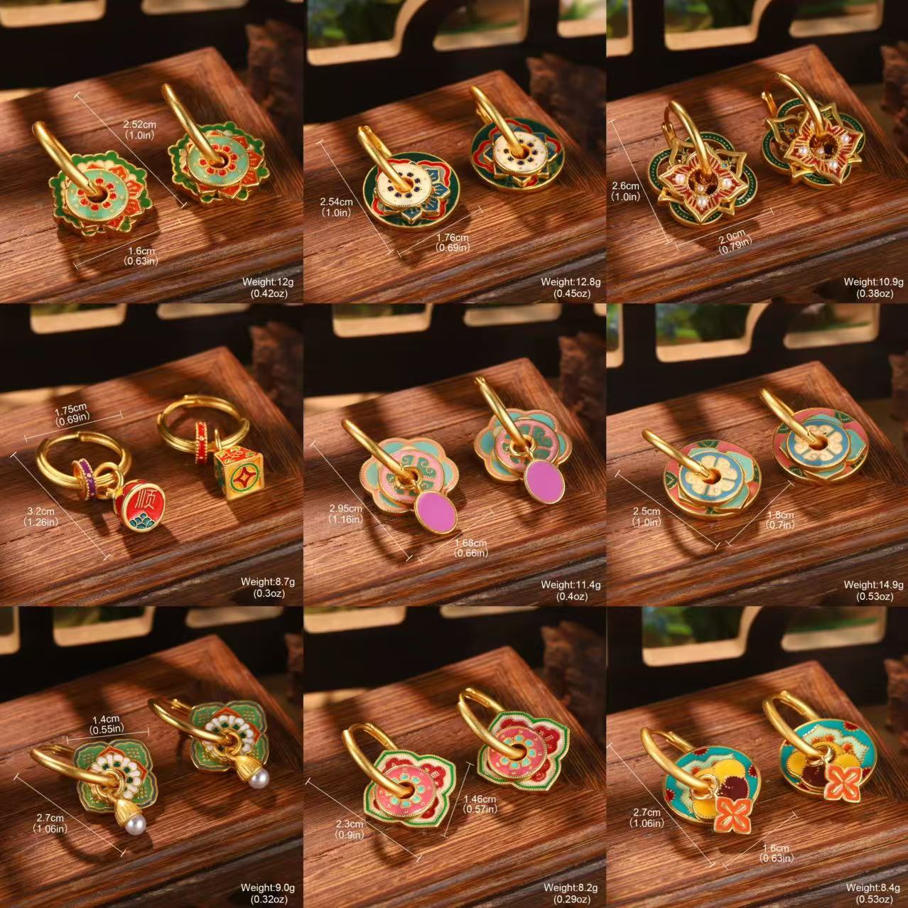 Ethnic Chinese Colorful Enamel - Ethnic Fashion Way recension och pris